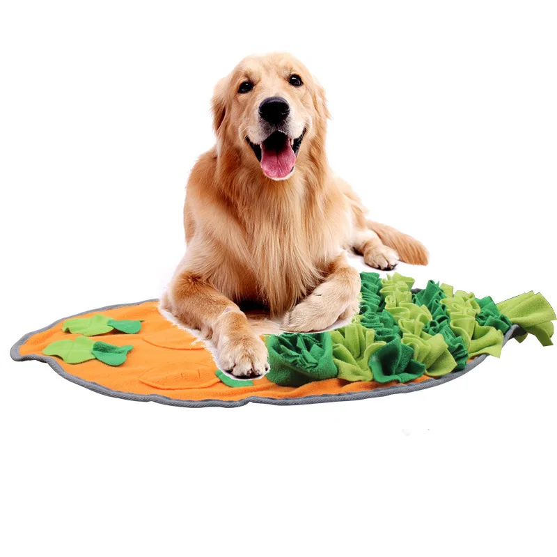 

Коврик для собак, интерактивная игрушка-головоломка с медленной кормушкой для собак, психическая стимуляция, энергия, сжигание аромата, игра, нескользящий коврик для сбора пищи