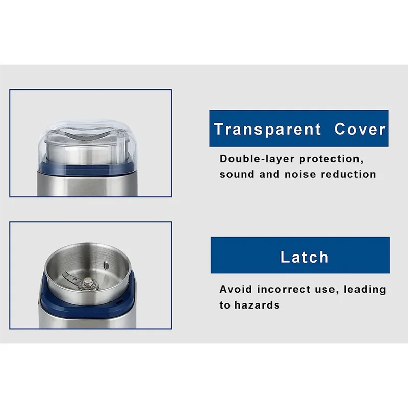 The New Electric Pill Crusher Suitable for Small or Big Pills Vitamin Tablets Grinder Fine Powder Great for Feeding Tube US Plug