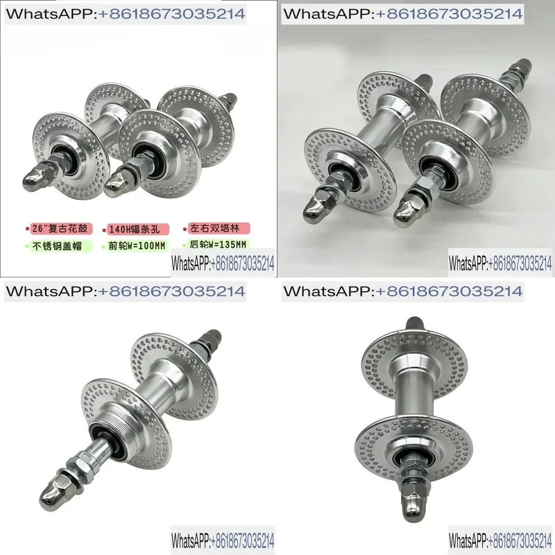 1pcs 14G 140H Dense Spoke Hub Aluminum Alloy Sealed Bearing Type Cover Nut Skin for Bicycle Wheel Building High Strength