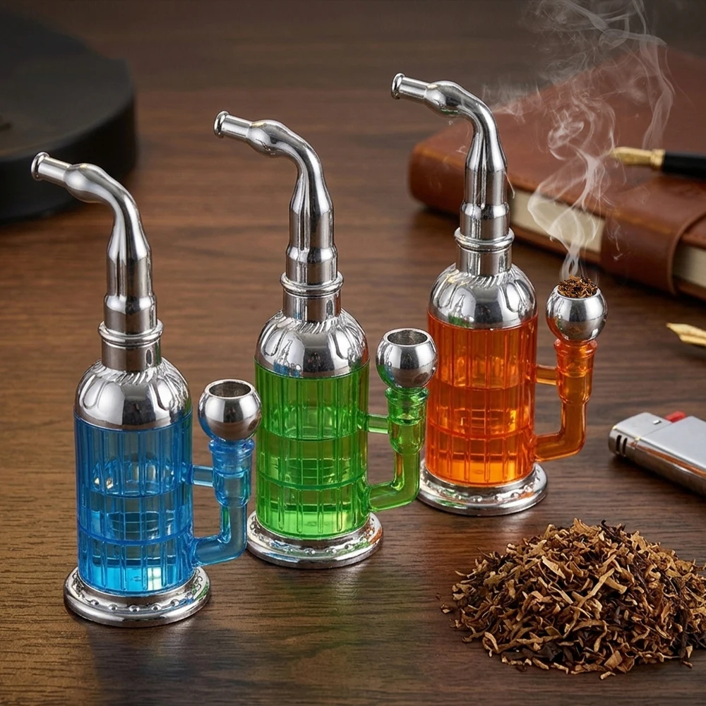 Weed Vaping Accessories - Mini Narguilé Portátil para Fumar Ervas