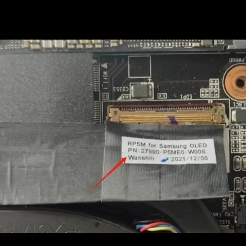 For Gigabyte RP5M AERO 5 screen cable 27890-P5ME0-W00S OLED screen cable, support customization
