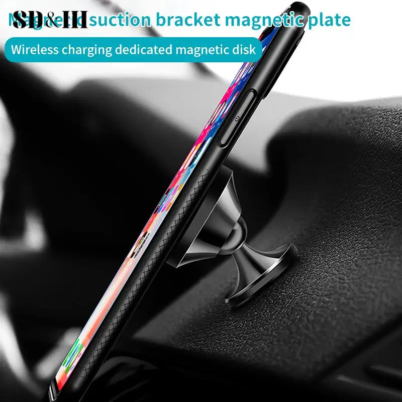 Universal Car Mount Magnetic Holder Sticker Iron Sheet For Mobile Phone Metal Plate Ultra Thin Supporting Wireless Charging