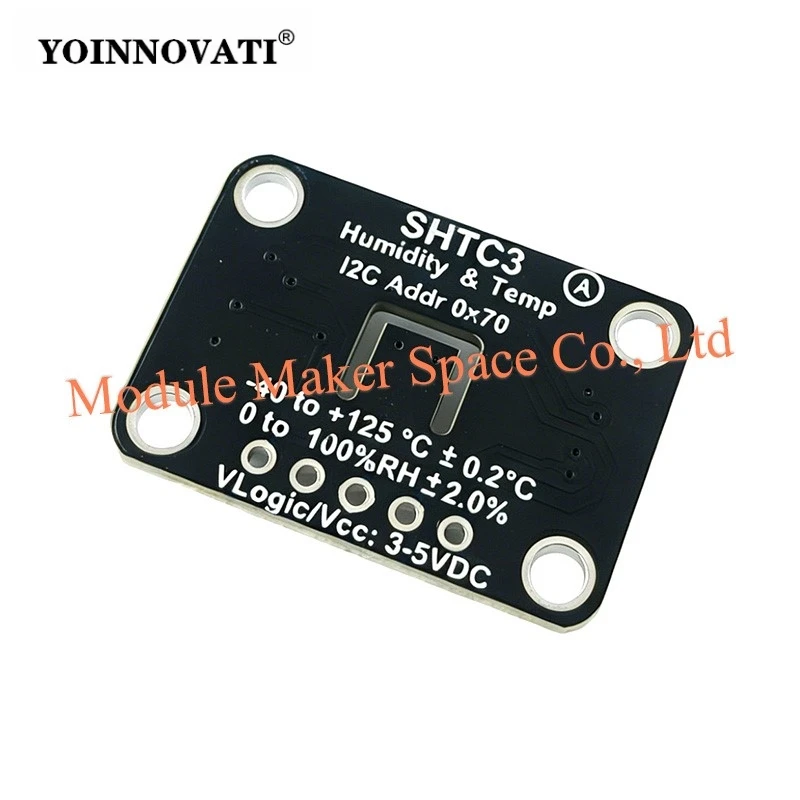 SHTC3 Digital Temperature and Humidity Sensor Module High Accuracy ±0.2°C / ±2% RH, STEMMA QT / Qwiic Compatible, Plug-and-Play