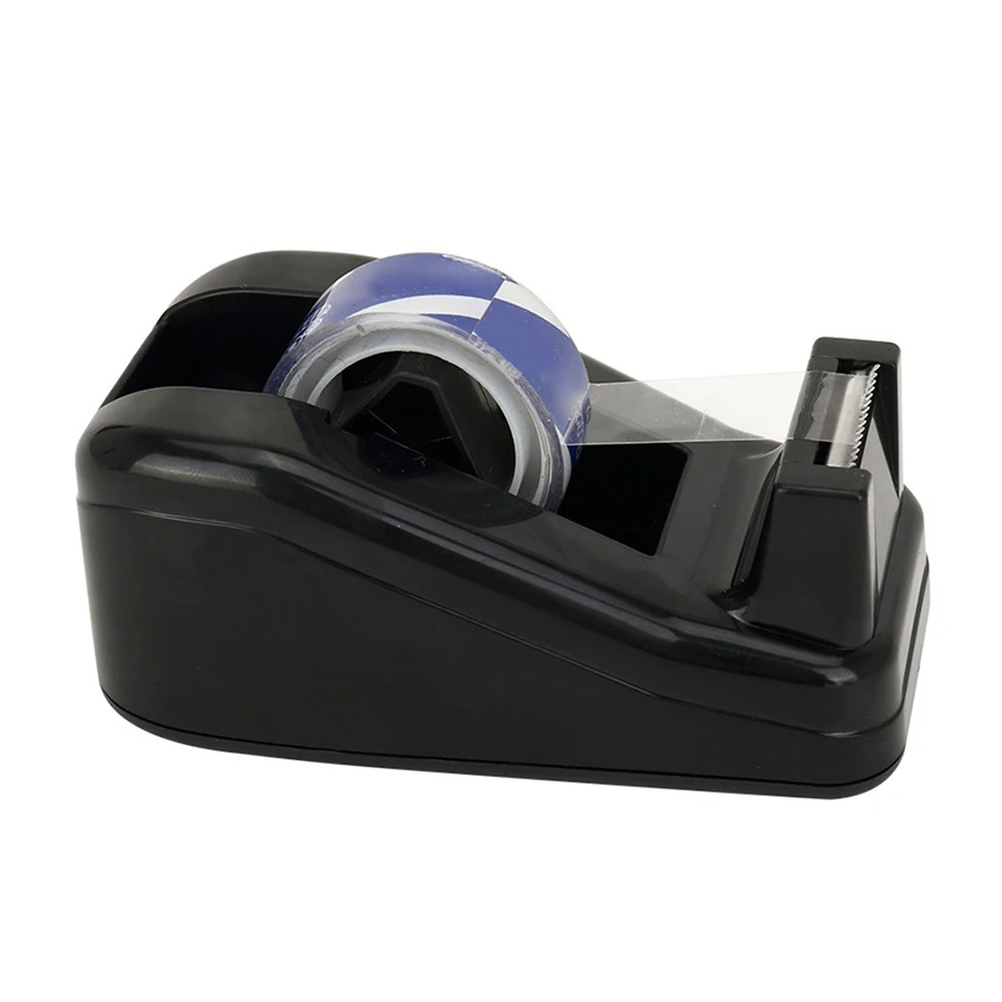 Desktop Large Tape Dispenser with Table Base, Adhesive Sealing Tape Cutter Holder, Office Packaging Stationery