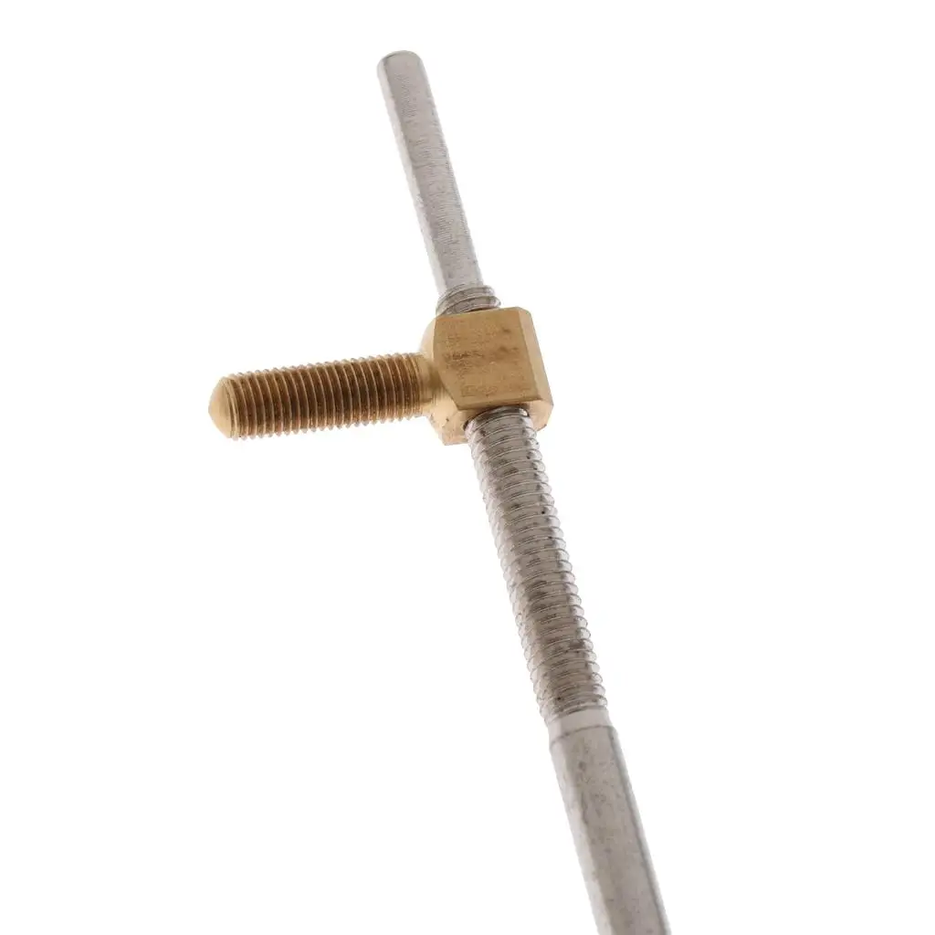 Double Bass French Bow Frog Screw Metal Silver Long Lasting Replacement Part Bass Bow Accessories for Double Bass Setup