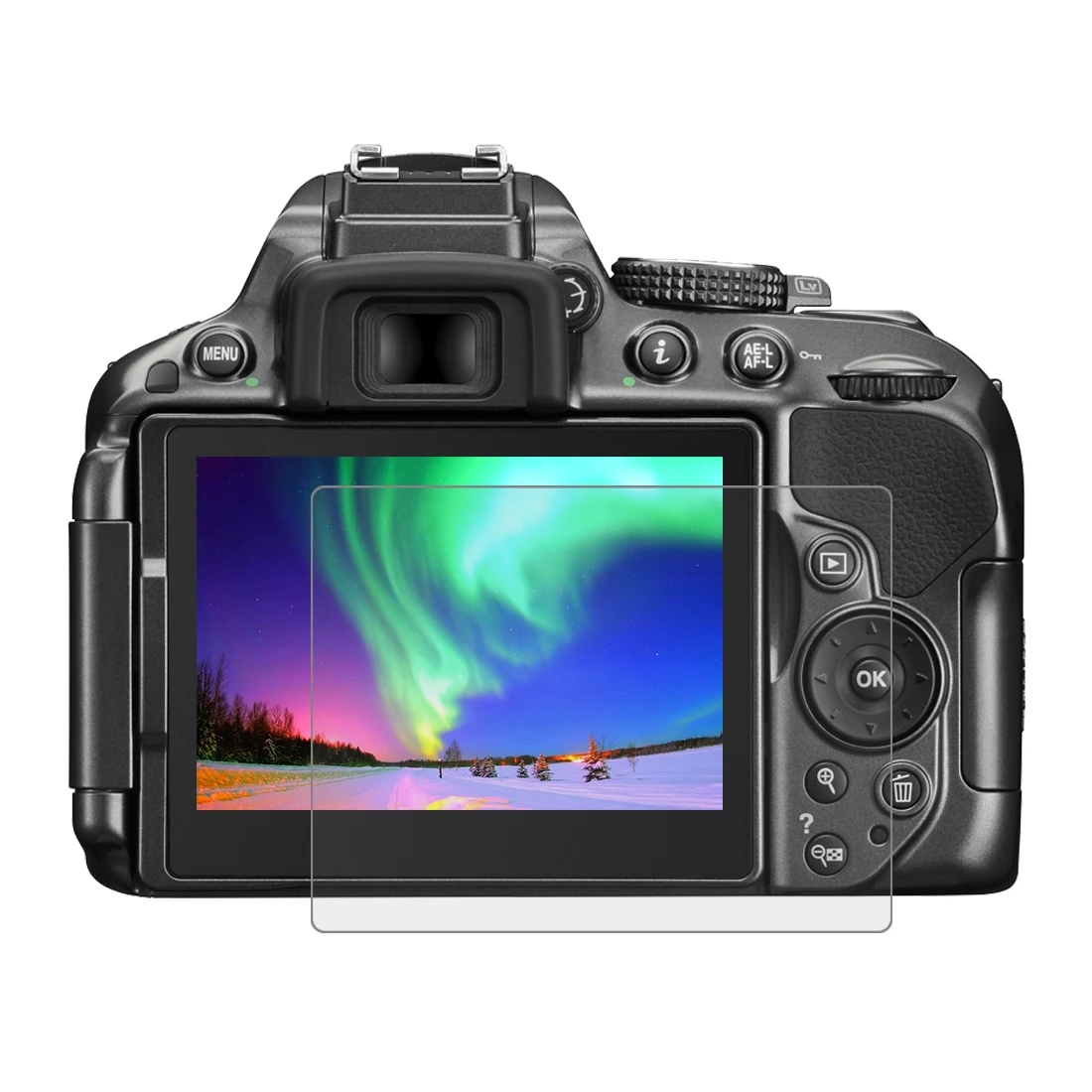 PULUZ 2.5D 9H Tempered Glass Film LCD Screen Protector Camera Accessories for Nikon D5300