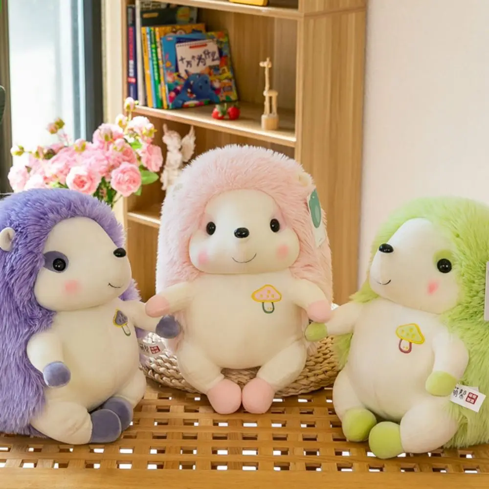 Decoración de la habitación, Animal relleno, muñeco de peluche de erizo, juguete de peluche de erizo suave de la vida Real, muñeco de peluche de erizo bonito Kawaii para niños