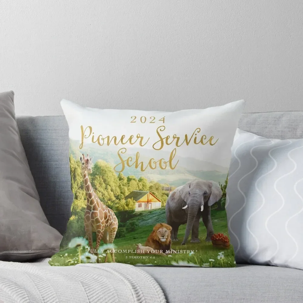 

Pioneer Service School (Class of 2024) Throw Pillow Pillowcases For Pillows Sofa Cushions Covers Decorative Cushion Cover pillow