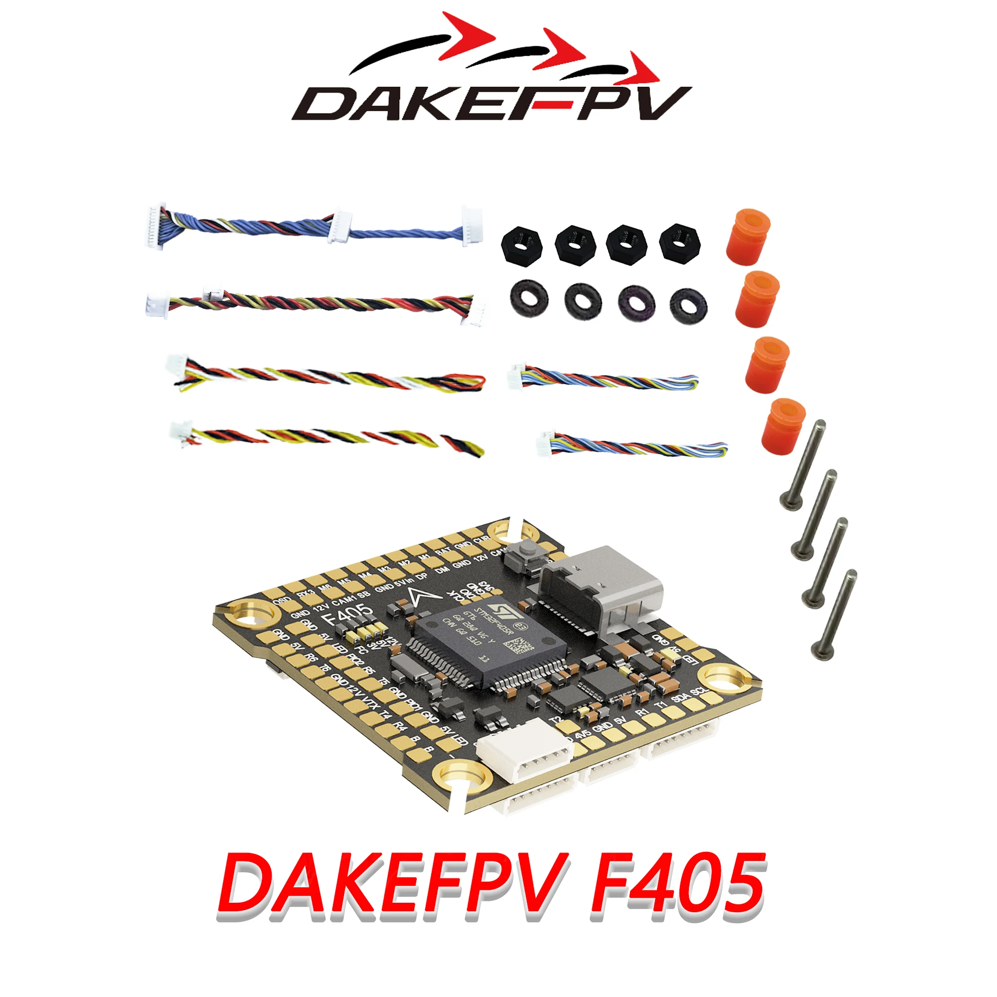 DAKEFPV F405 V3 التحكم في الطيران FC 3-8S 60A 70A ESC F405 STACK 30.5x30.5 مللي متر ICM42688 الدوران للتحكم عن بعد FPV سباق بدون طيار