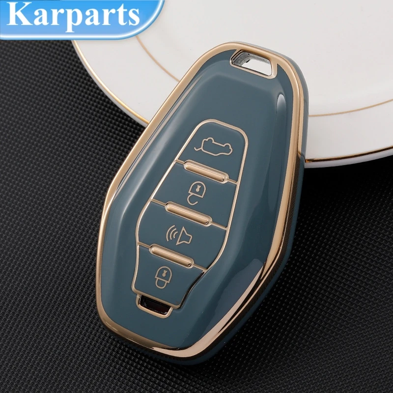 

4button Car Key Cover Case Auto Keychain Protector Key Ring for Chery Jetour X70 X70plus X70m X90plus X95pro Accessaries