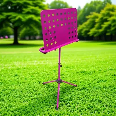 

Folding Bracket Foldable Music Stand Guitar Holder Accessories Piano for Performers Pink