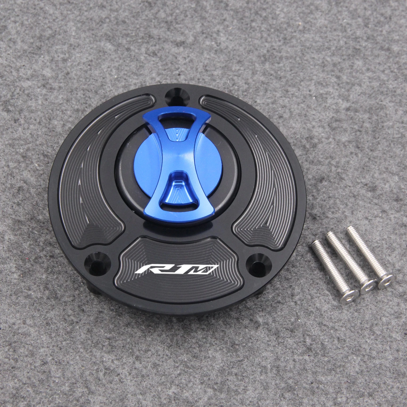 

Keyless Motorcycle Fuel Gas Tank cap Cover For Yamaha YZF-R1M 2015-2019 R1M 2016 2017 2018
