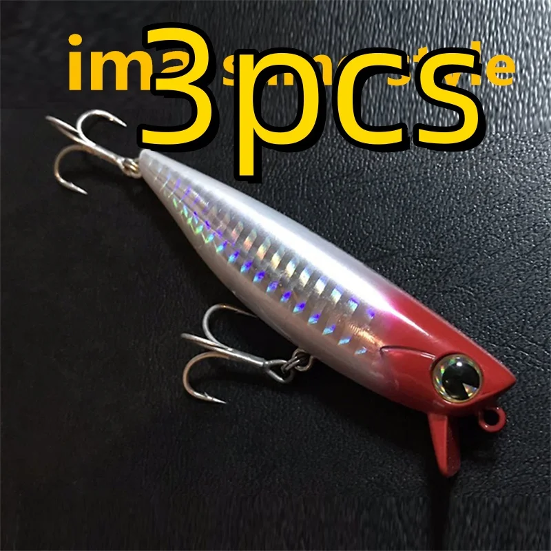 

Luretv Япония ima тот же стиль 65s Luya p-ce 3PCS раковины и повороты на водной поверхности, прямой вниз Морской бас Миноан, Мандарин-пур