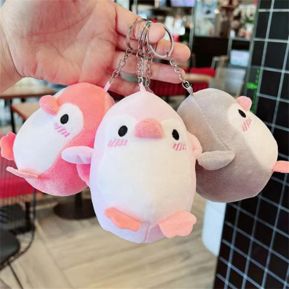 

Cartoon Penguin Doll Keychain Cute Animal Plush Toys Car Keyring Charm Bag Hanging Pendant Decor New Year Gifts for Girls Kids