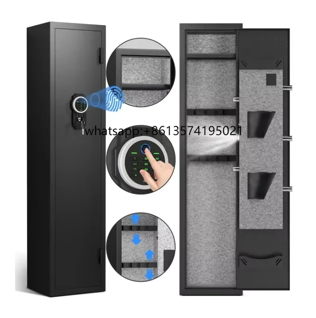 

Fireproof Large Safe Fireproof Electronic Fingerprint Safe Cabinet US Warehouse in Stock