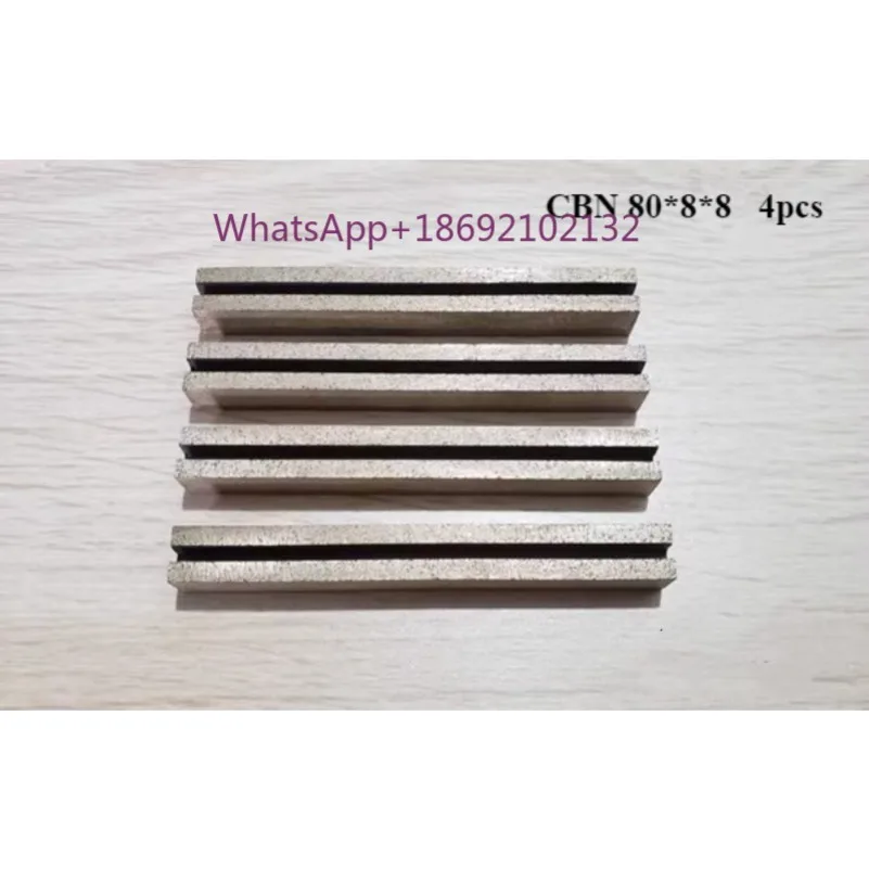 4Pcs 80x8x8 CBN Diamond Honing Stones Honing Stick Engine Cylinder Hone Kit Sharpening Used in Honing Machine