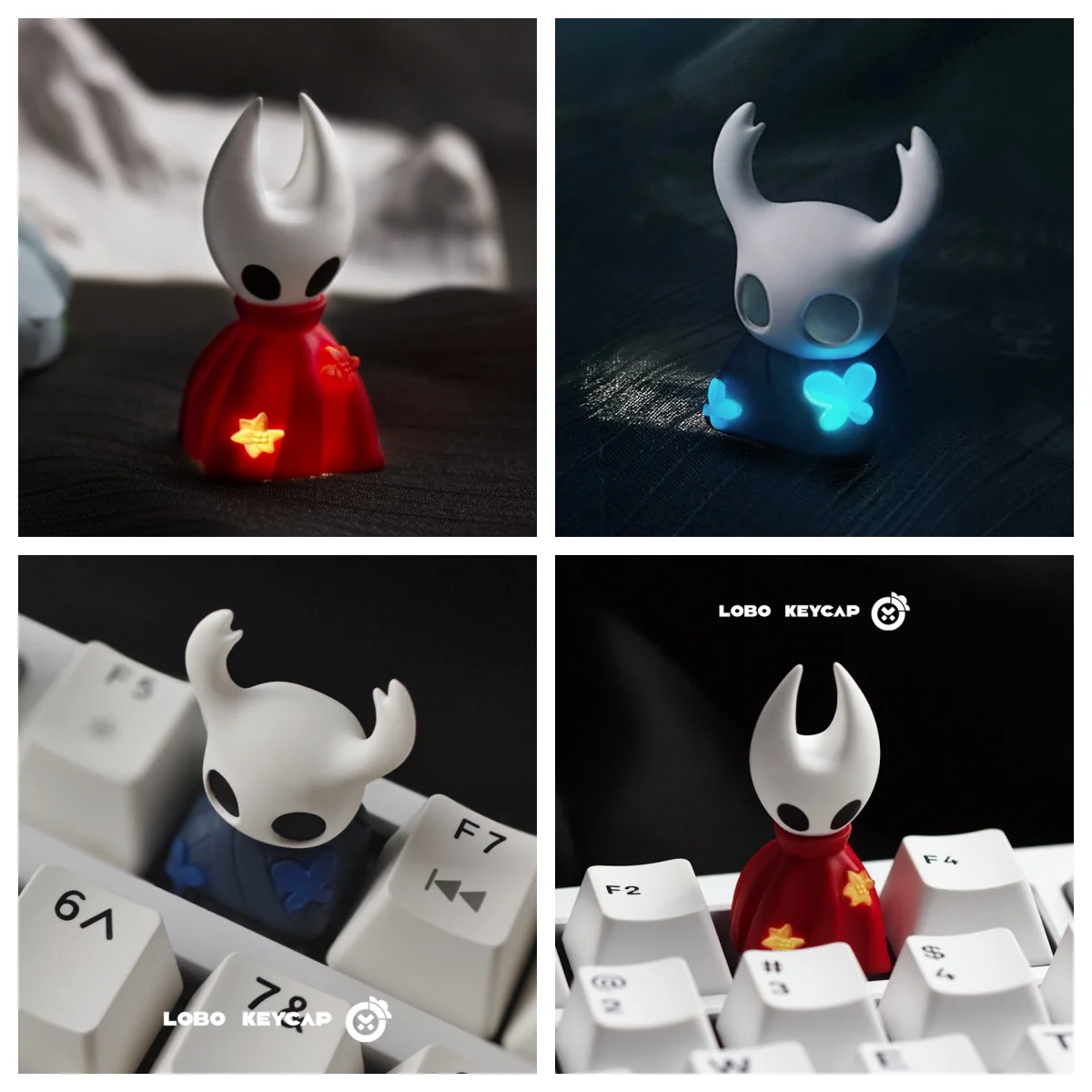 

Single Translucent Custom Creative Keycap For Hollow Knight: Silksong Cartoon Game Peripherals Resin Mechanical Keyboard Keycap