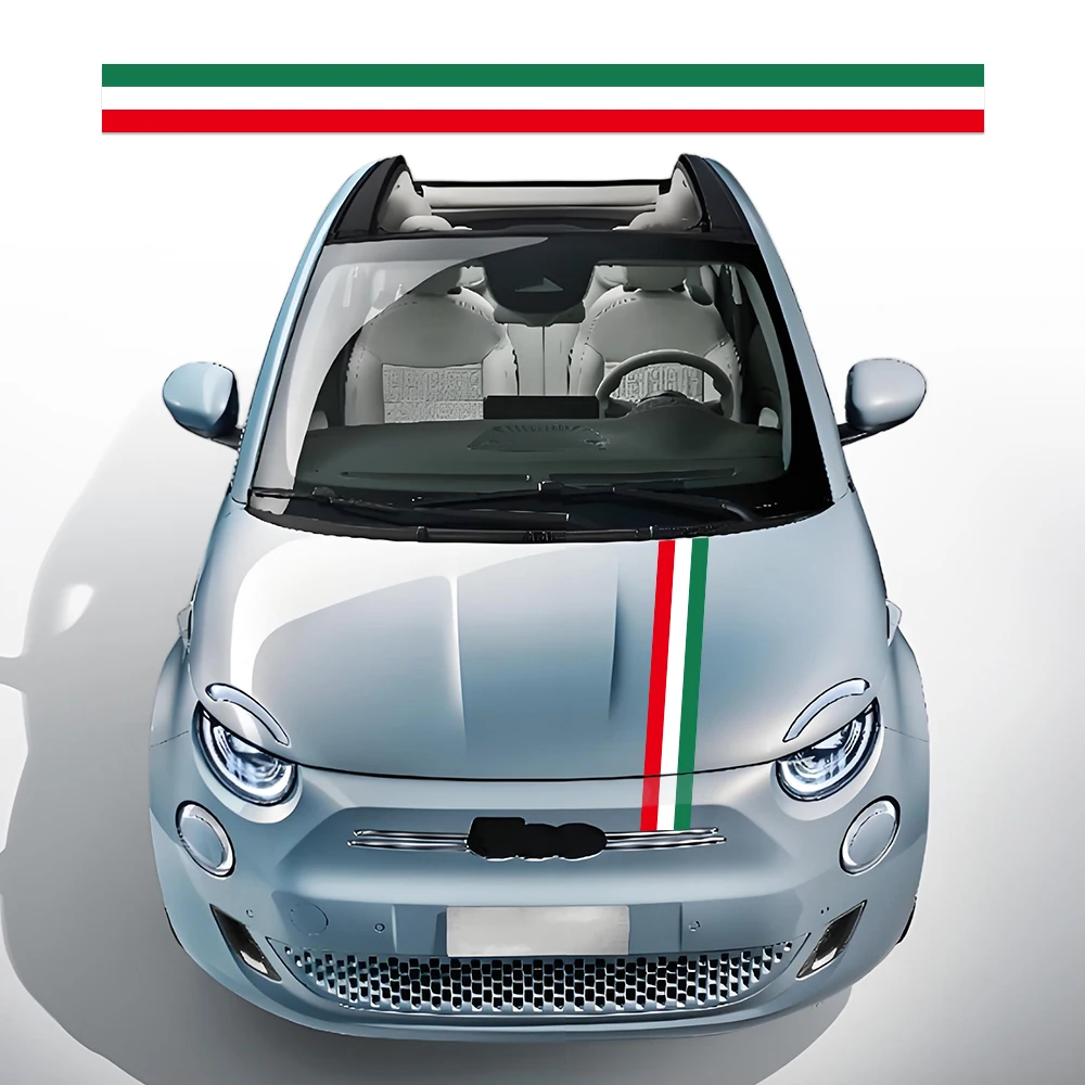 Car Hood Sticker Italy Styling Body DIY Decal For Fiat Abarth 500 500x Tipo Doblo Ducato Panda Stilo Punto Bravo Accessories