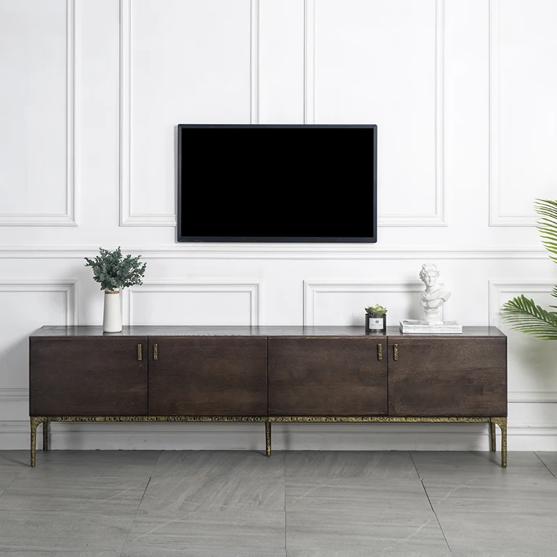

Vintage Wooden Tv Stands Creativity Minimalist Center Modern European Tv Stands Organizer Storage Display Muebles Home Furniture