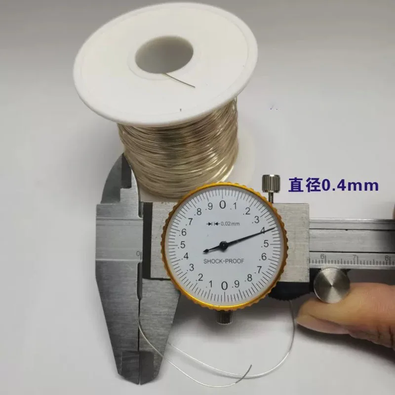 100m/300m Silver Enameled Wire for Neon Strip Light Making 0.4mm Roll Mini Repair Wire for LED Strip Connection