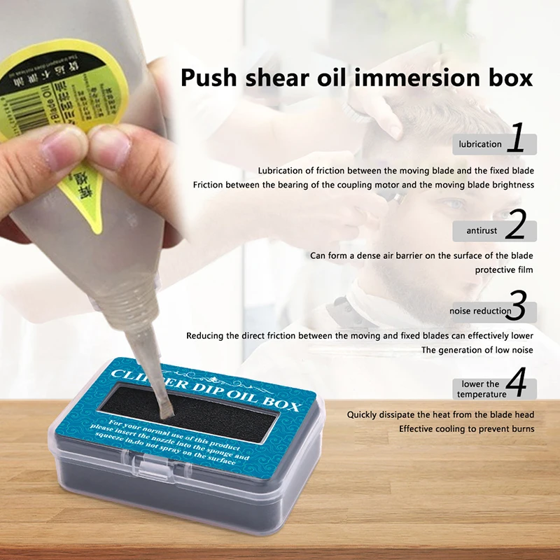 2Pcs Prevention Lubricating Oil For Hair Clipper Blade Oil Blade Boxs Rust Anti-Rust Protection Repair For Electric Shaver Tools