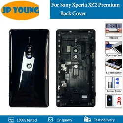 Original For Sony Xperia XZ2 Premium Back Battery Cover H8166 H8116 SOV38 Housing Case For Sony Xperia XZ2P Back Cover Replace