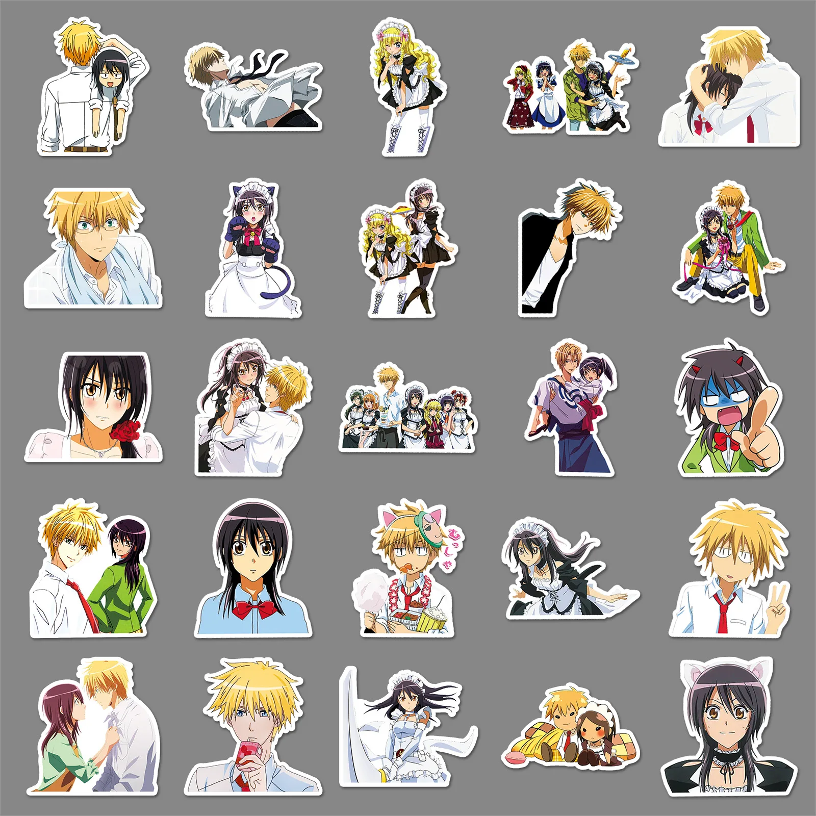 10/30/50 قطعة Kaichou wa Maid-sama أنيمي الأجهزة الطرفية DIY بها بنفسك الغيتار الهاتف كوب ماء الكمبيوتر المحمول سكيت ملصقات الزخرفية مقاوم للماء