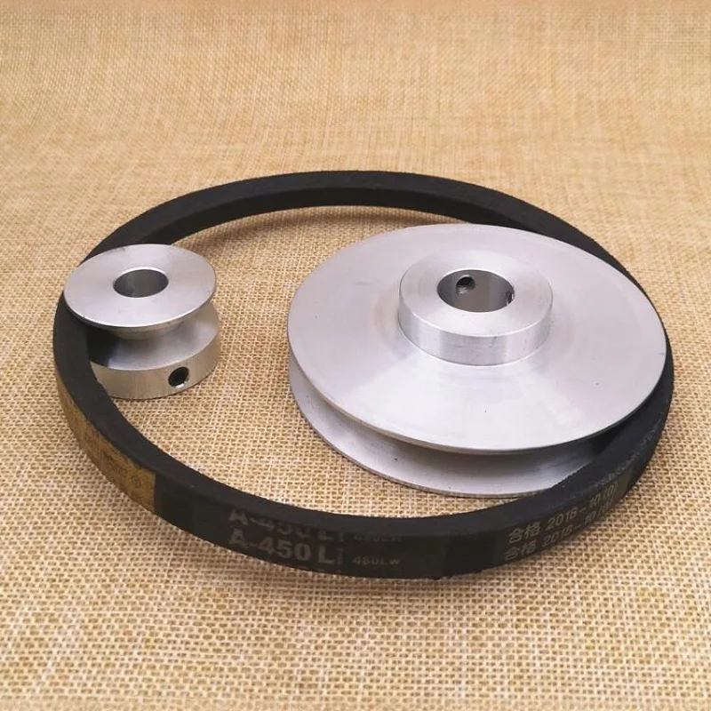 Motor Belt Drive Wheel 60mm V-belt Pulley, Single Groove, A- type V-belt Pulley