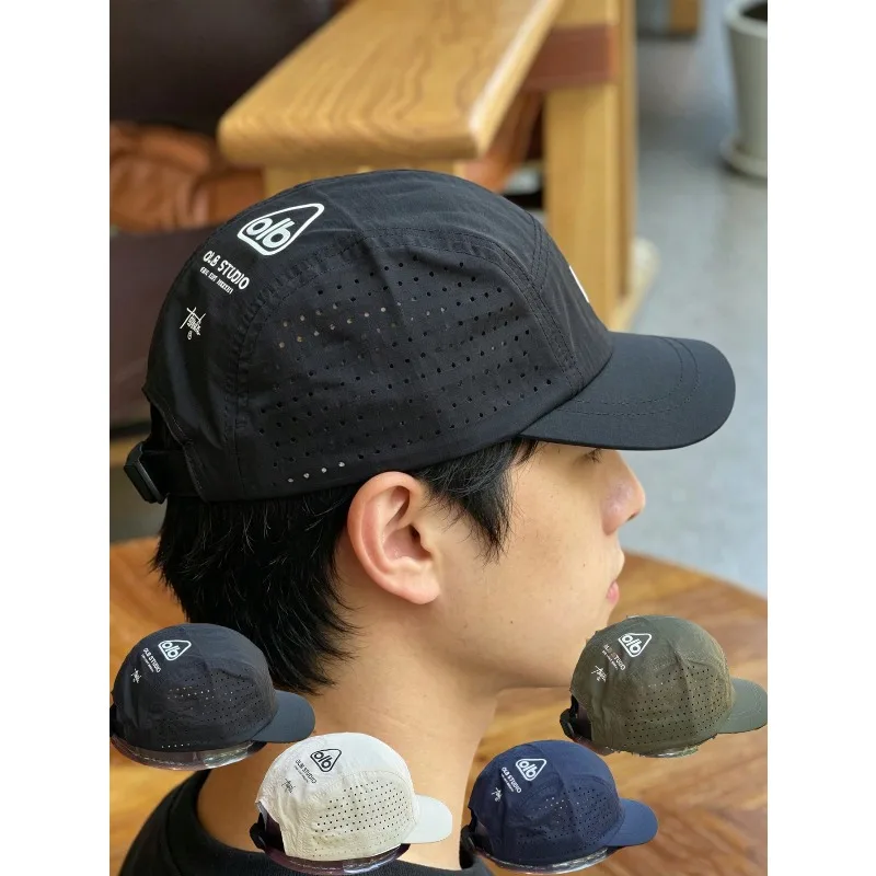 1Pc Short Brim Quick-Drying Mesh Baseball Cap - Breathable Lightweight UV Protection Sunshade, for Men Women Couples, Outdoor