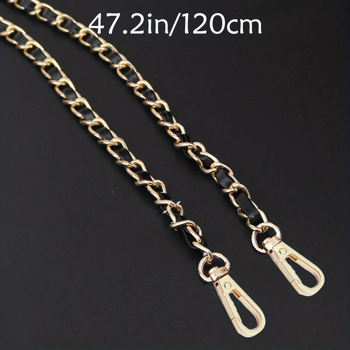 Universal Shoulder Bag Strap Chain Strap For Crossbody Bag Simple Solid Color Strap Handbag Chain