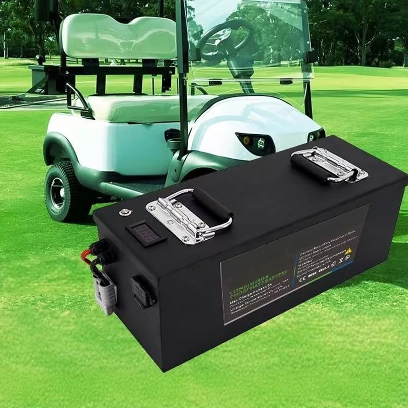 72V 80Ah Li Ion Battery for 7000W Golf Club Bicycle Bike Tricycle Motorhome 100Ah 10A Charger - Lithium Golf Bike Battery