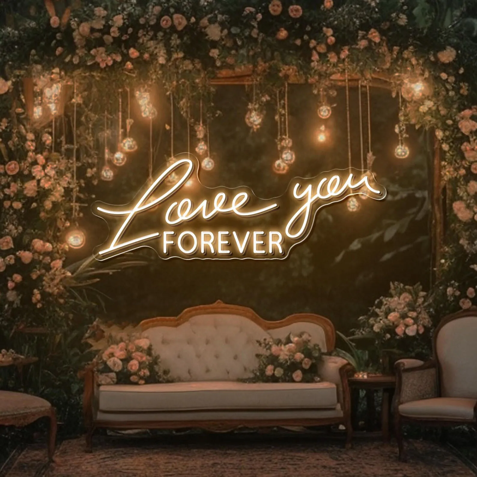 Love You Forever Neon Sign,Wedding Decor,Engagement Gifts,Wedding Neon Sign,Gift For Her,Love Neon Sign,Custom Neon Sign
