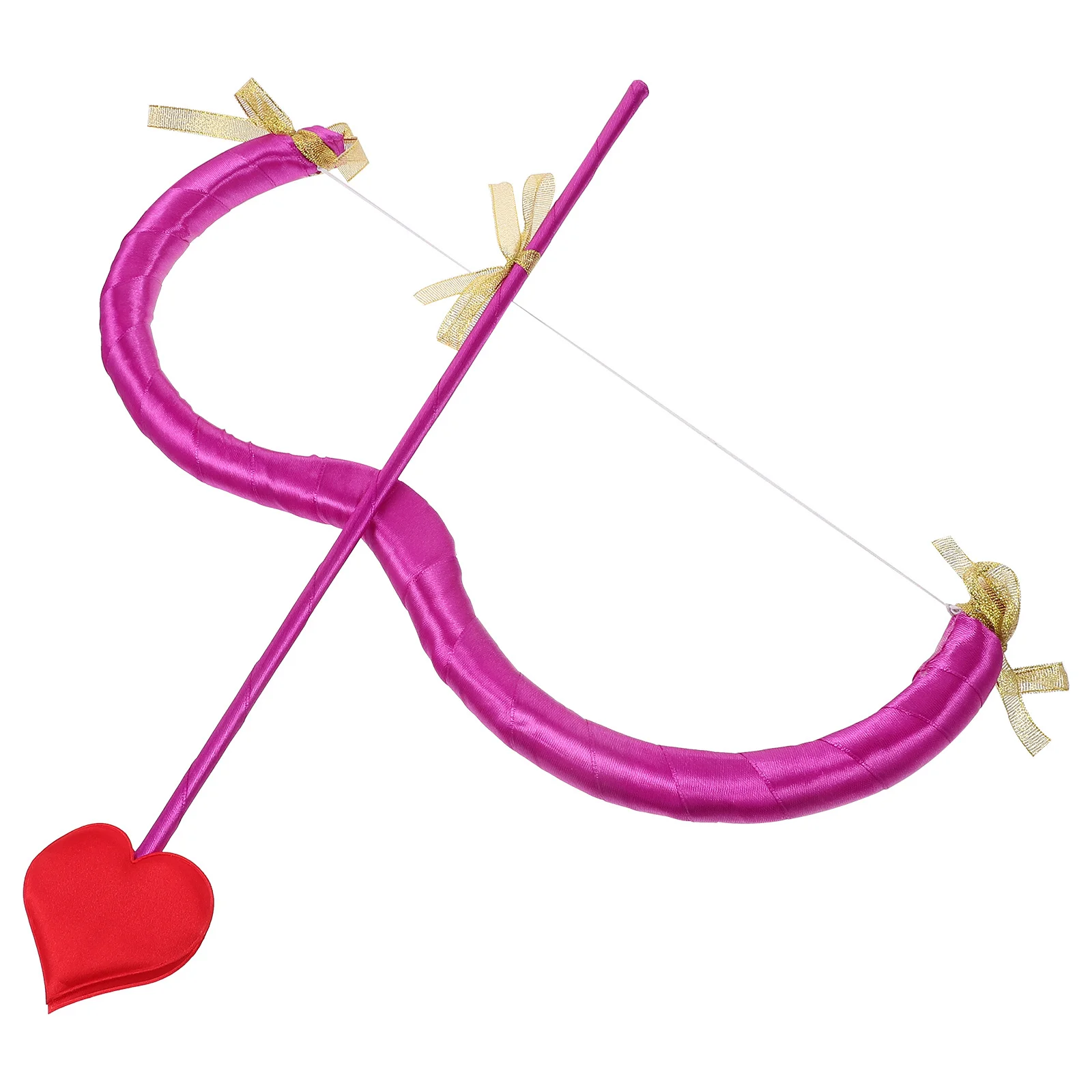 

Реквизит с бантом Купидона, аксессуар для костюма розового Купидона, дизайн с красным сердцем, аксессуары для костюмов для косплея, многоразовые аксессуары для сцены, вечеринки, Дня святого Валентина