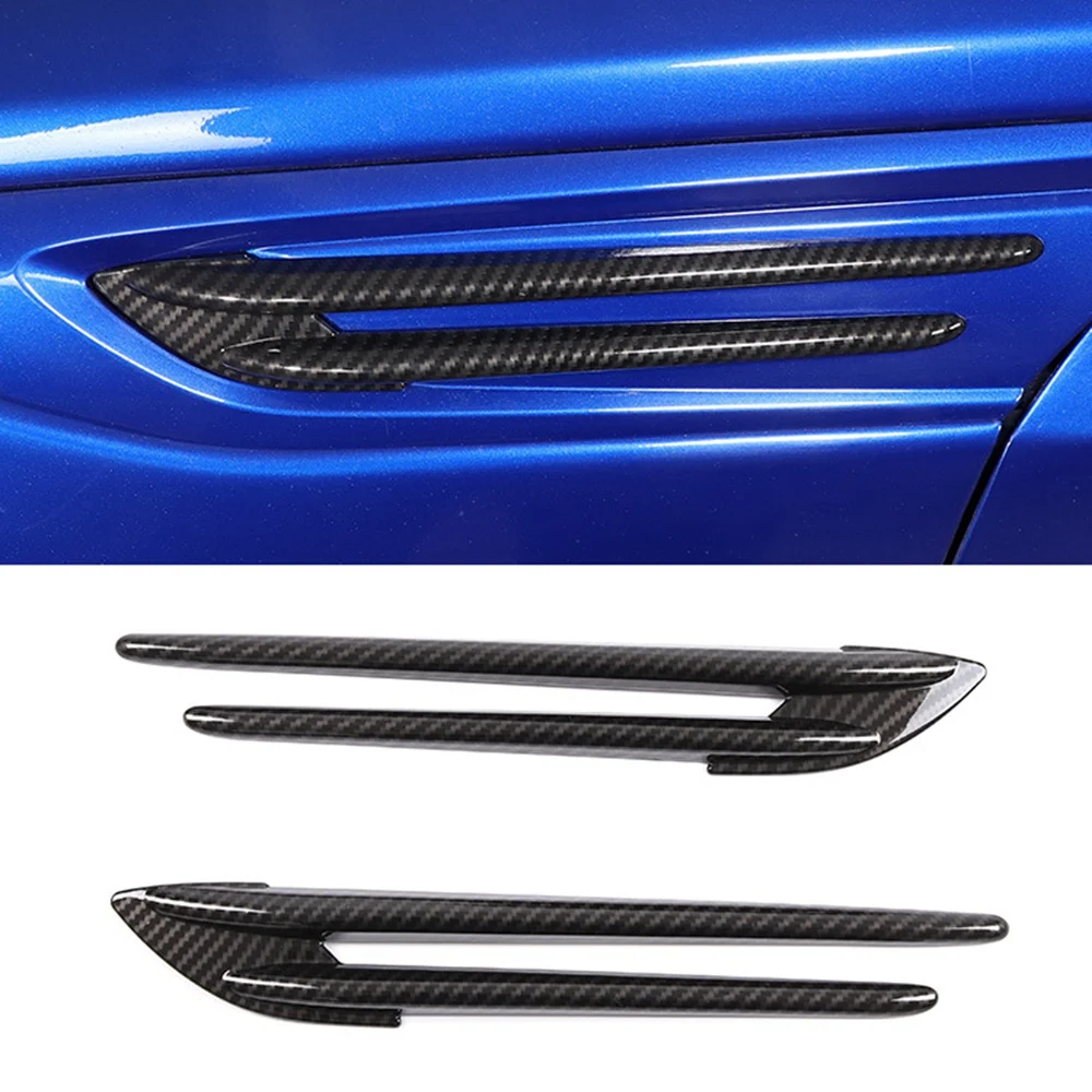 For Subaru BRZ Toyota 86 GT86 2021-2020 Car Body Side Fender Air Vent Outlet Cover Trim Auto Accessories Carbon