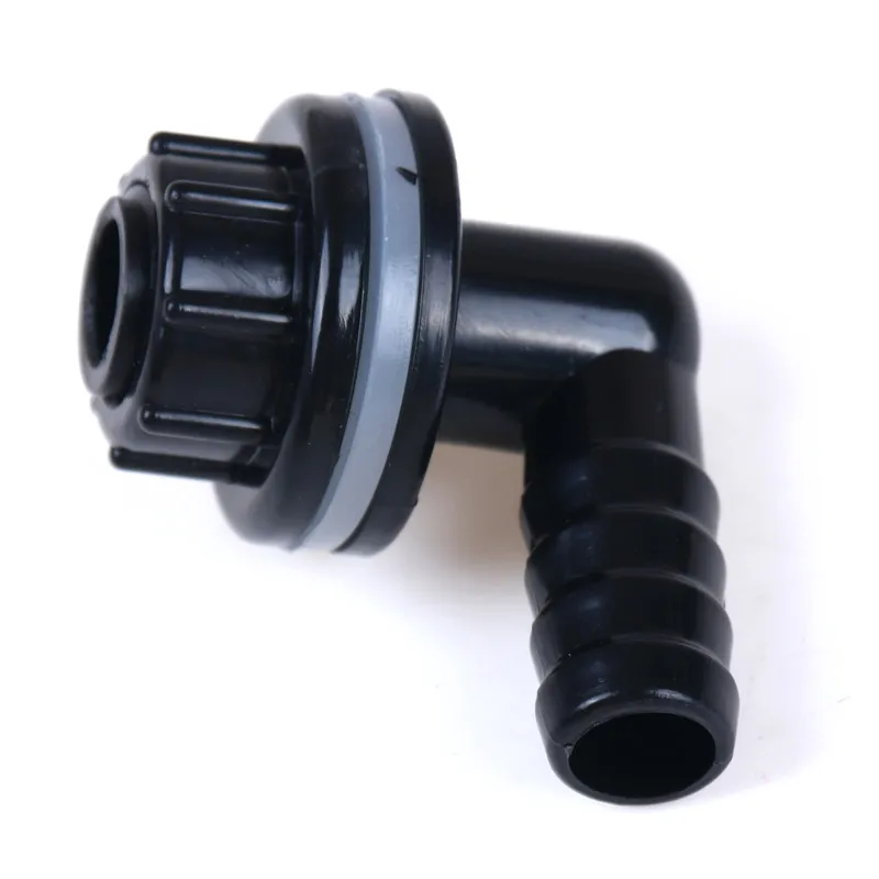 

1pcs 3/8" To 14mm Fish Water Tank Mini 90 Degree Elbow Drainage Connector Fitting