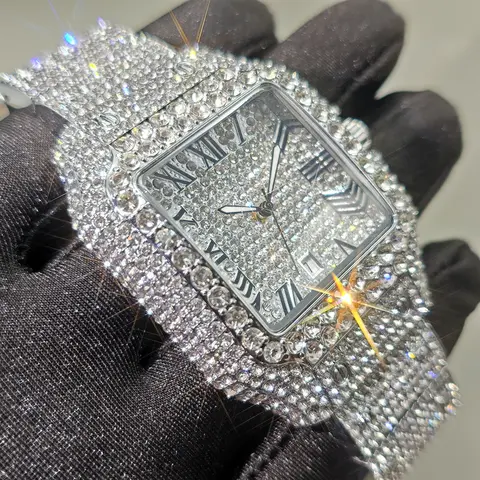 10 best sales पुरुषों के लिए हीरे की घड़ी - №10