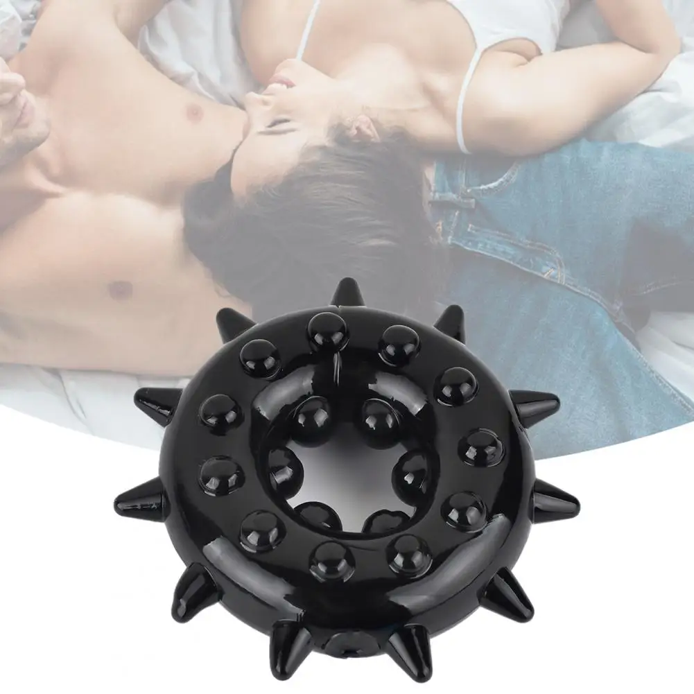 تأخير الوقت حلقة ندفة الثلج شكل الاستمناء مرنة TPE حلقة الانتصاب الكبار لعبة الجنس للرجال حلقة القفل