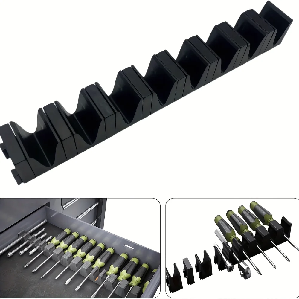 Screwdriver Storage Rack Multifunctional Display Hanger Plastic Storage Box Organizer For Manual Tools Storing Supplies Tool Box