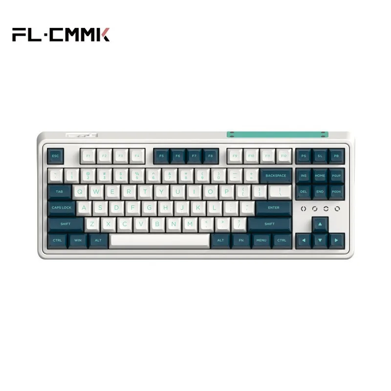 

FL·ESPORTS CMK87-SA Single-Mode Mechanical Keyboard 87 Keys Full-Key Hot-Swappable Office Gaming Keyboard Standard 80% Layout