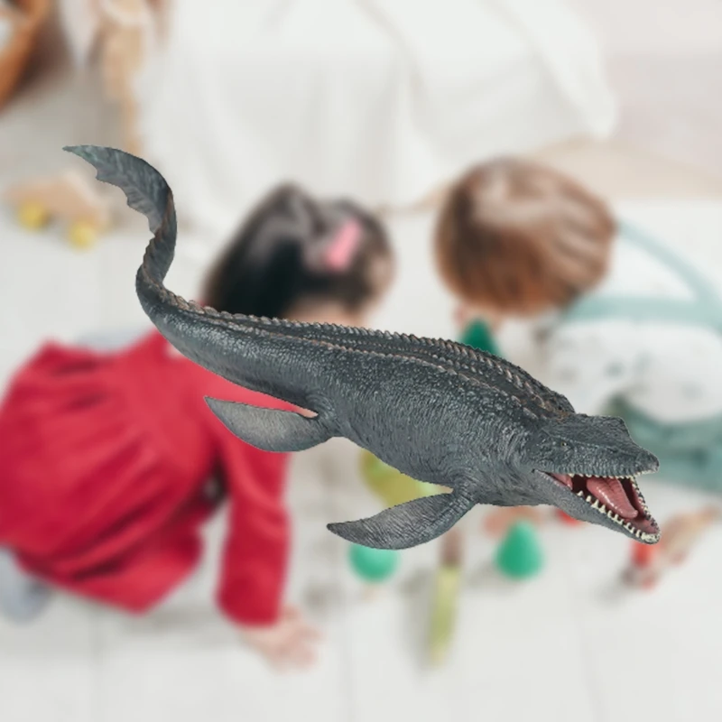 1PC Dinosaur Realistic Figures Toddler Model Jurassic Mosasaurus