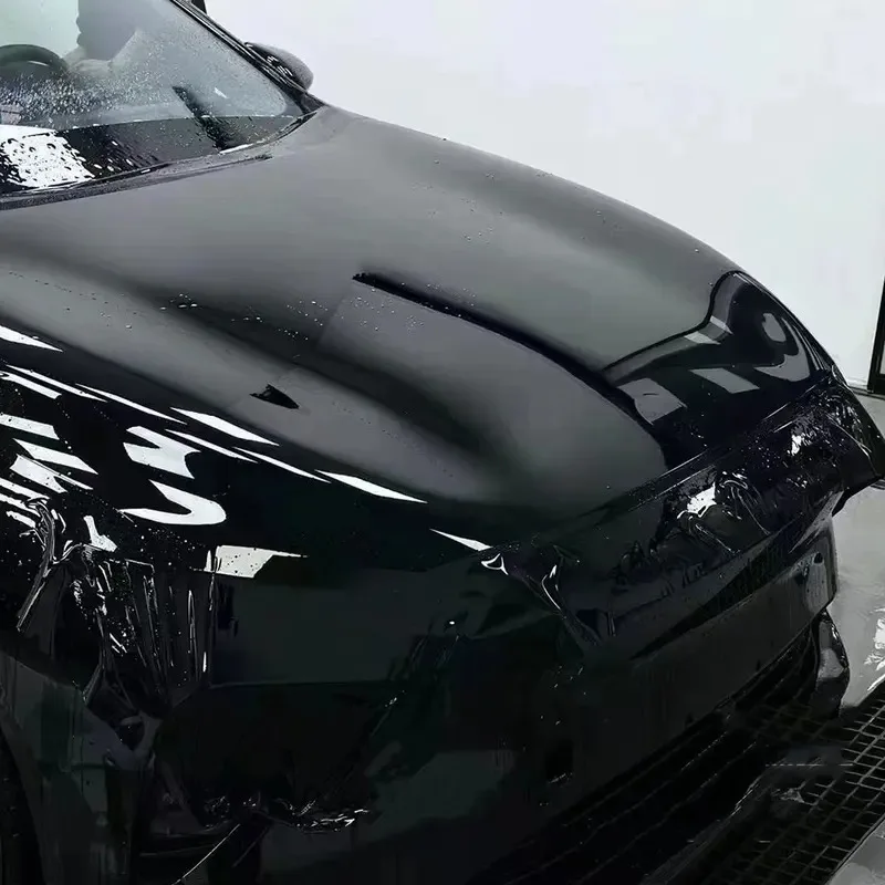 

Glossy black PPF Wrap Vinyl anti-scratch Wrap Accessories 1.52m 1 roll TPU Black Matte Car cover Paint Protection Film Decal Kit