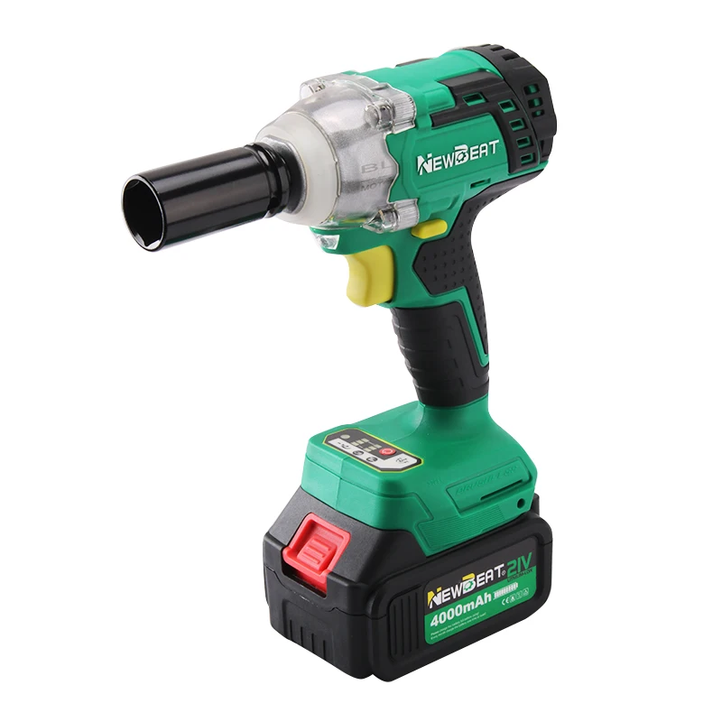 

NewBeat 300N Industrial Electric Power Wrenches Battery Tools Cordless Brushless Impact Wrench Heavy Duty