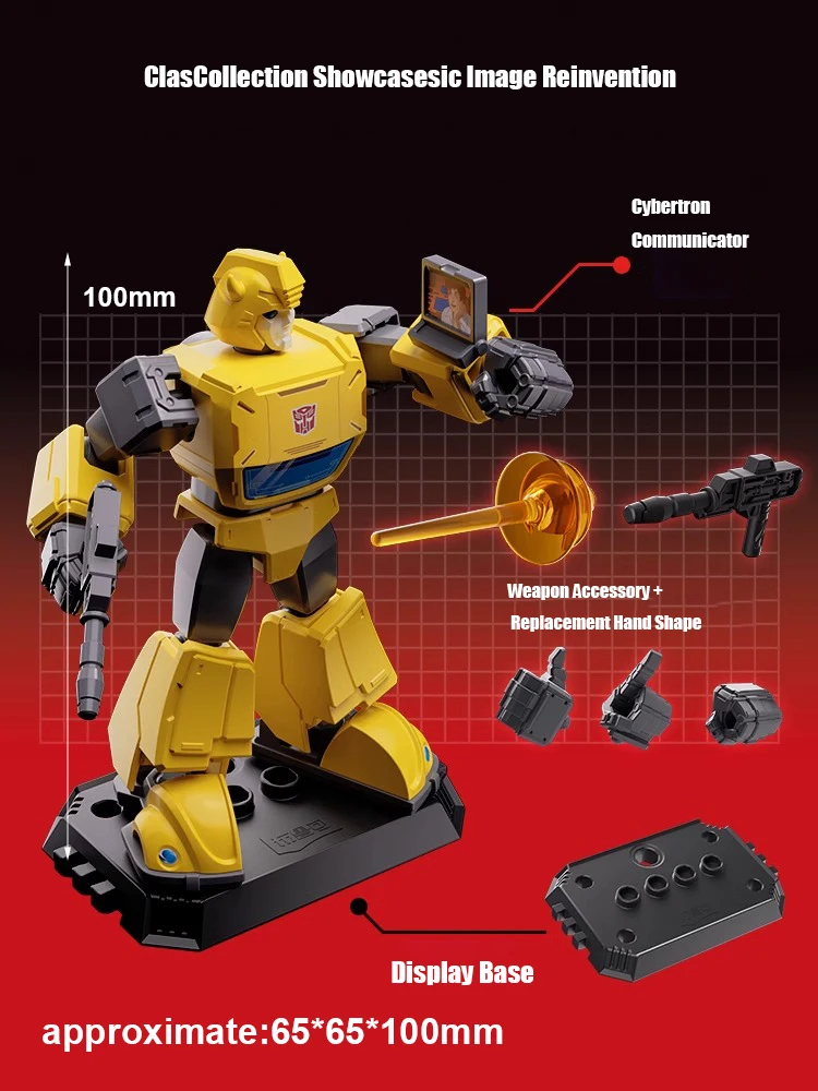 1PC Anime Movable Building Blocks People Transformers Animation Optimus Prime Bumblebee Model Collection Random Color Delivery