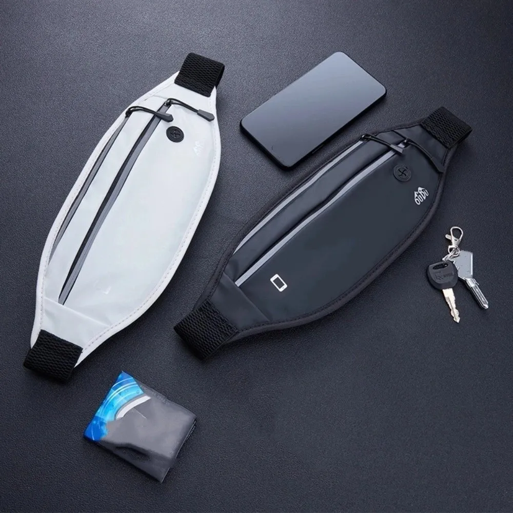 

Водонепроницаемая мужская поясная сумка большой вместимости с разъемом для наушников, сумка для походов и бега, чехол для телефона из ПУ, поясная сумка для кемпинга, сумка для занятий спортом на открытом воздухе