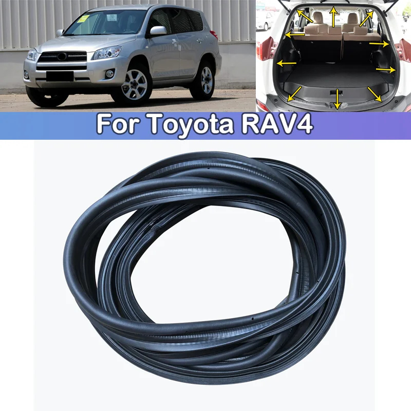 

DCGO For Toyota RAV4 Rubber Black Car Rear Trunk Tailgate Seal Strip