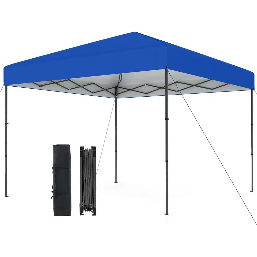 

10x10 Portable T-Shaped Sun Shelter with Adjustable Height, Wind-Resistant, UV-Protected, Ideal for Outdoor, Patio, Beach, and C
