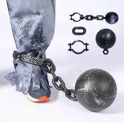Halloween Chain Props Easy to Wear Chain Props Halloween Prisoner Costume Chain Props Plastic Death Decoration for Masquerade