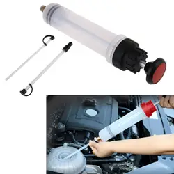 7OZ 200ML Car Oil Fluid Extractor Set Filling Syringe Hand Pump Dispenser