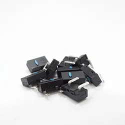 2pcs/pack Kai Long Mouse Micro Switch Left Right Bent 2 Pins Micro Switches 5 Millions Click lifetime