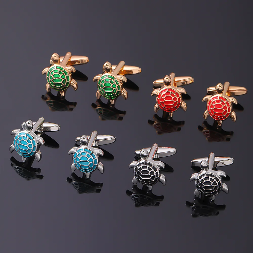 

Fashion Metal Cute Turtle Cufflinks French Cuff links Business Wedding Shirt Suit Cuff links for Men Jewelry